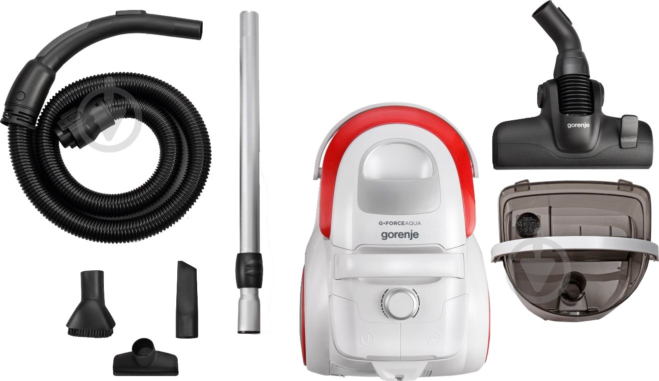 Пылесос Gorenje VCEB01GAWWF white/red - фото 3