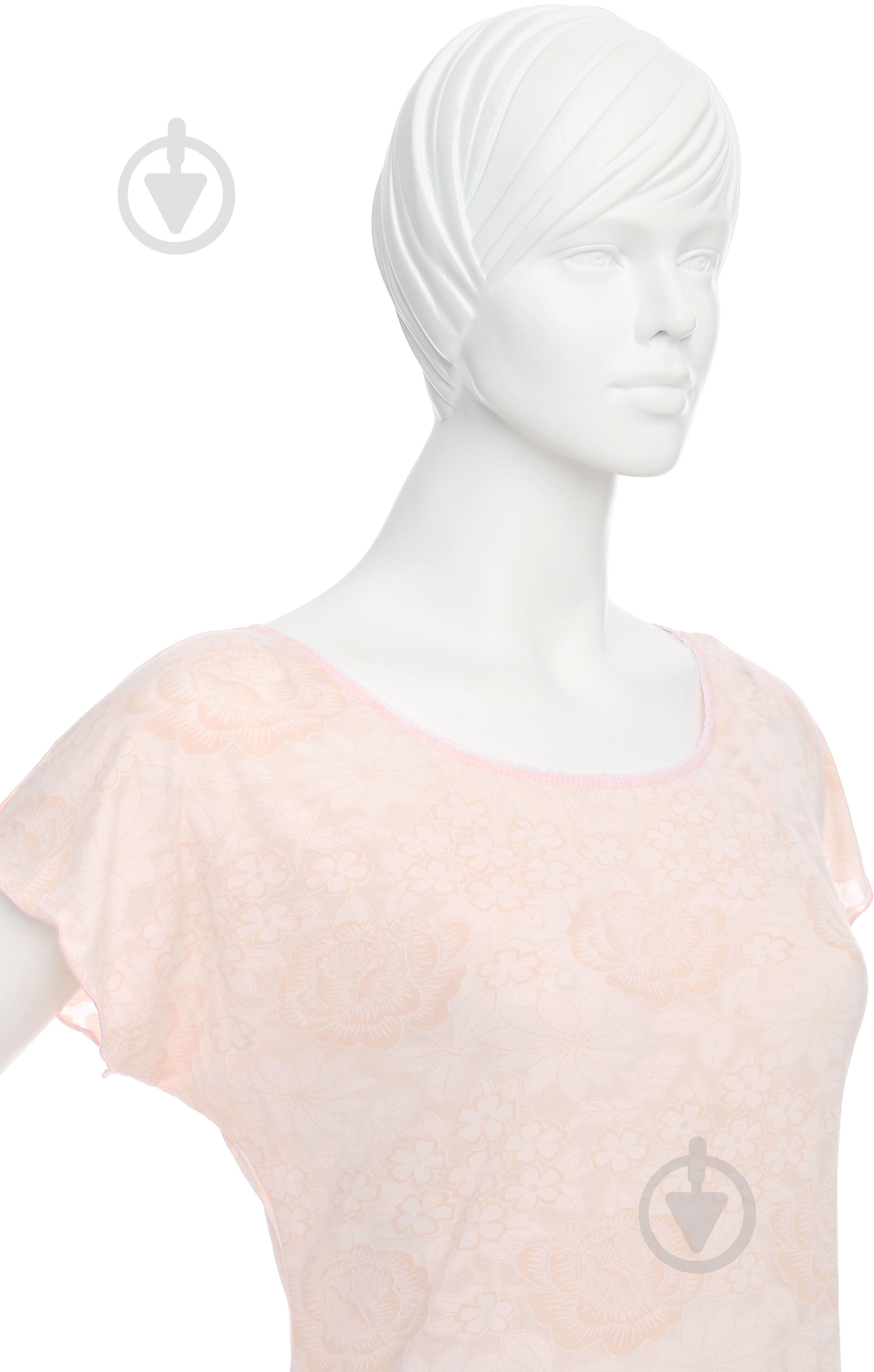 Ночная рубашка Роксана р. S персиковый мод.538/60150 - фото 4