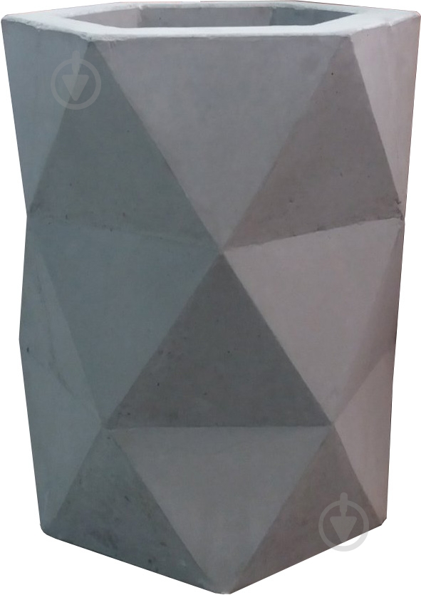 Урна Монолит 3D серая - фото 1