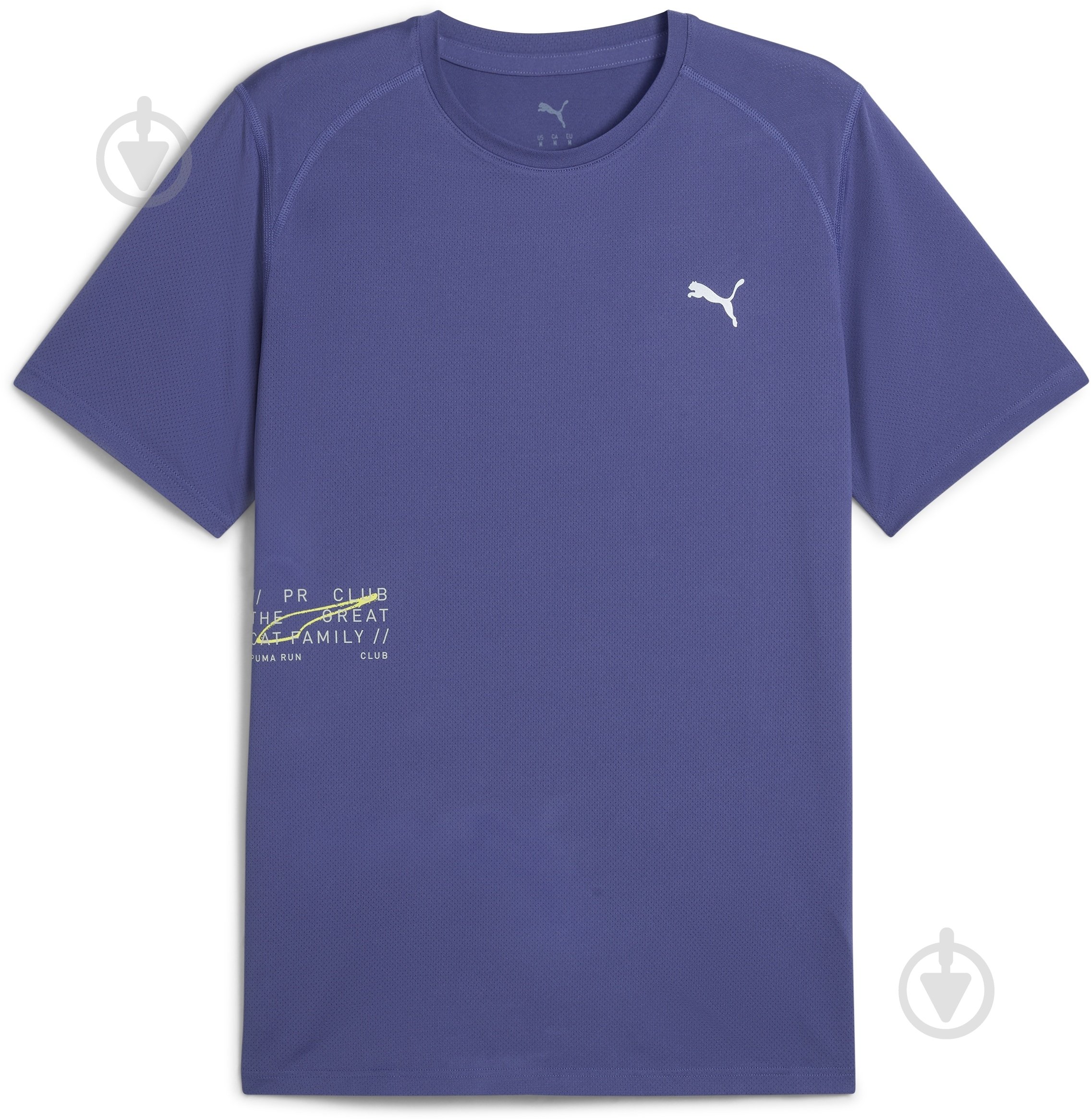 Футболка Puma M RUN GRAPHIC MESH TEE? 52663146 р.2XL фіолетовий - фото 1