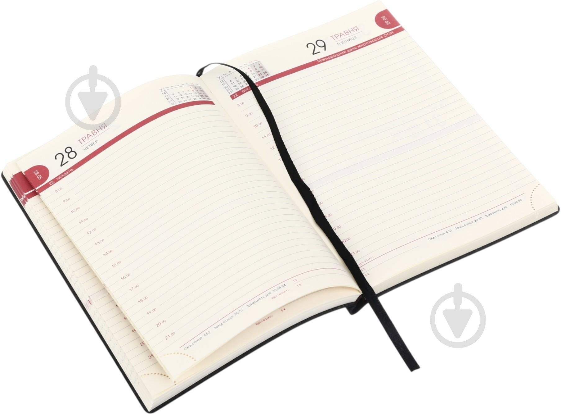 Дневник датированный Bourgeois A5 2026 ДН392/10 зеленый - фото 3