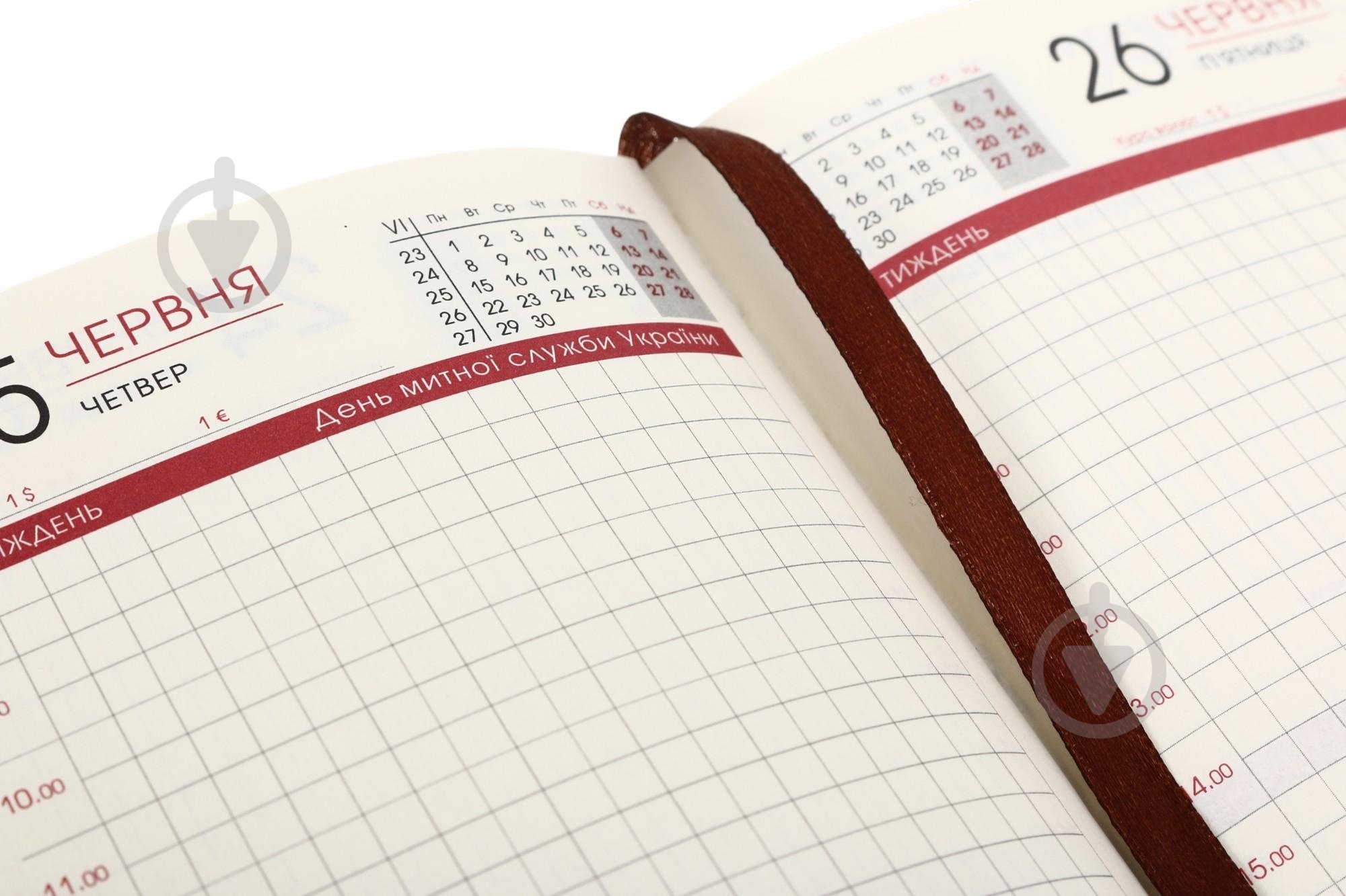 Щоденник датований Bourgeois A6 2026 ДН393 коричневий - фото 4 Щоденник датований Bourgeois A6 2026 ДН393 коричневий - фото 4