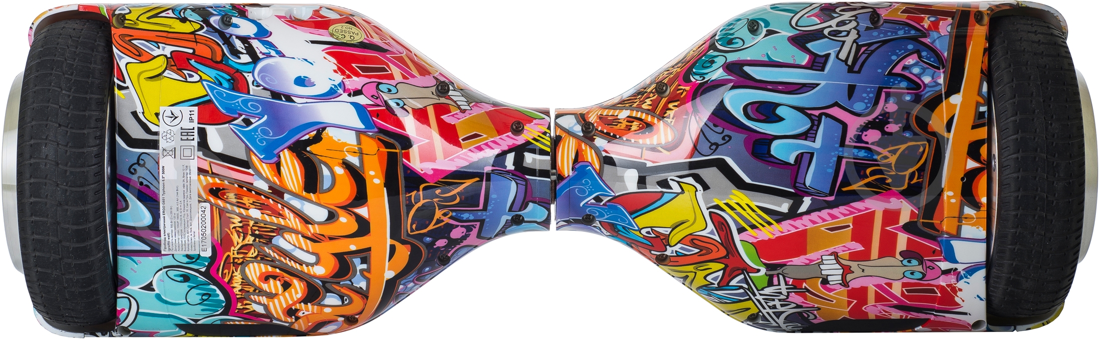 Гироборд Ergo Typhoon G651 graffiti wall - фото 6