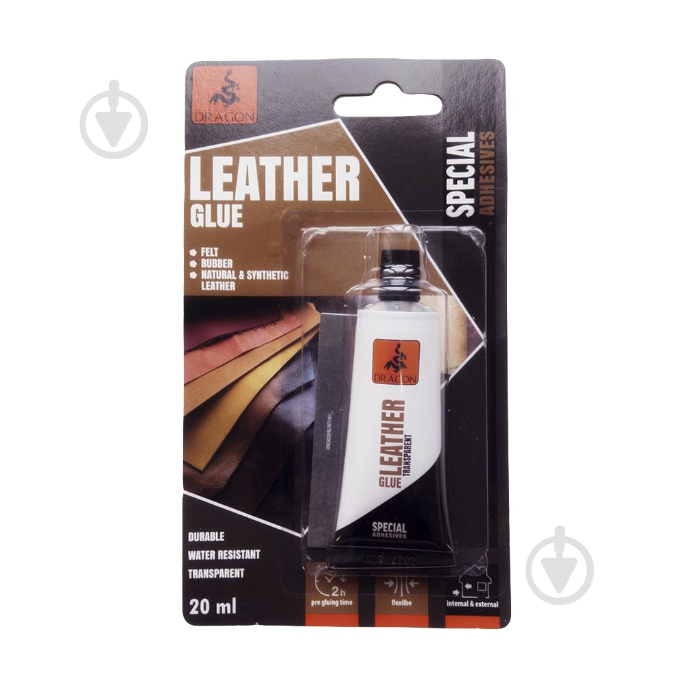 Клей Dragon для изделий из кожи 20 мл - фото 1