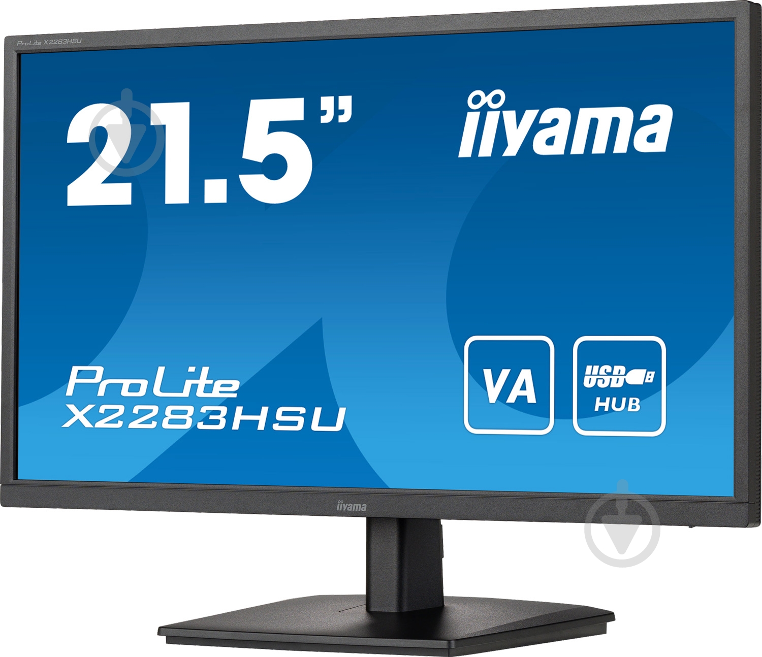 Монитор Iiyama Prolite X2283HSU-B1 21,5" (X2283HSU-B1) - фото 4