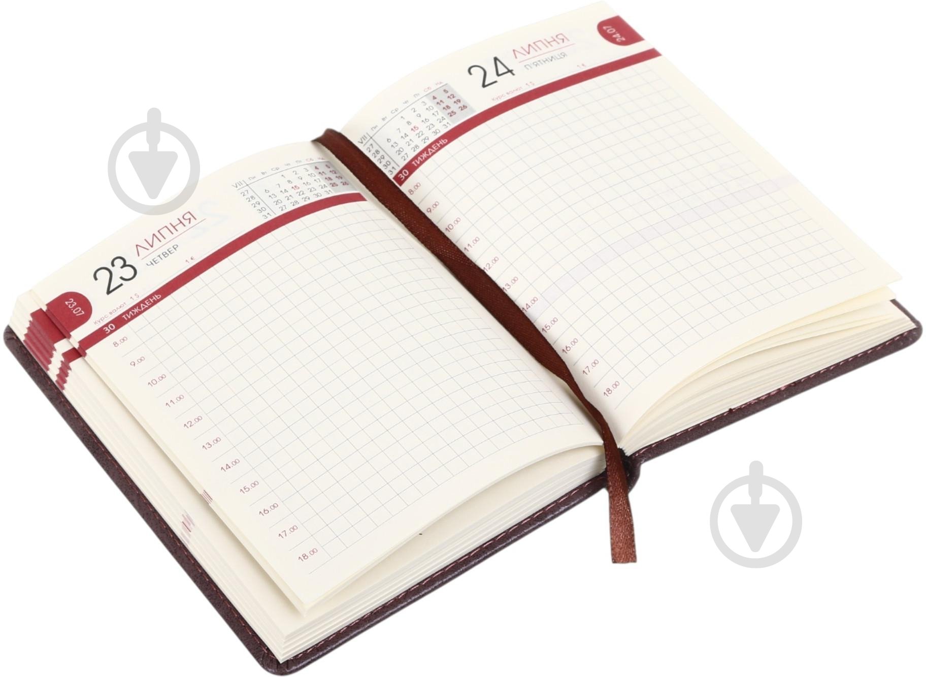 Щоденник датований Bourgeois A6 2026 ДН395/2 коричневий - фото 3 Щоденник датований Bourgeois A6 2026 ДН395/2 коричневий - фото 3