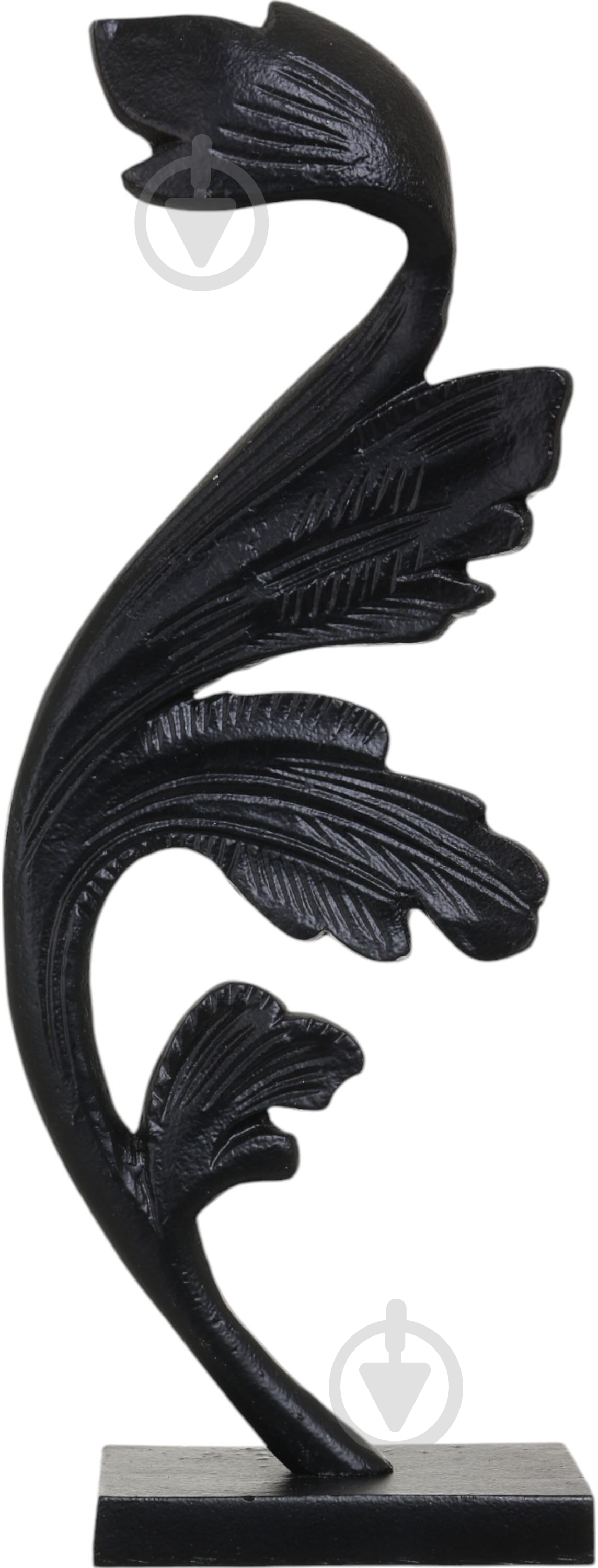 Статуэтка Inari Leaf 8062 40х15х12 см серебряный - фото 1