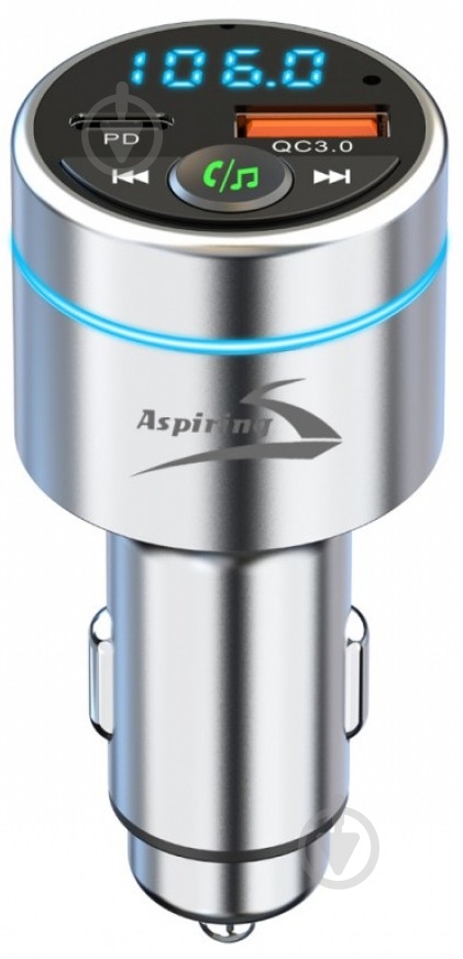 FM-трансмиттер Aspiring Wave 5 Metal case 48 W - фото 1