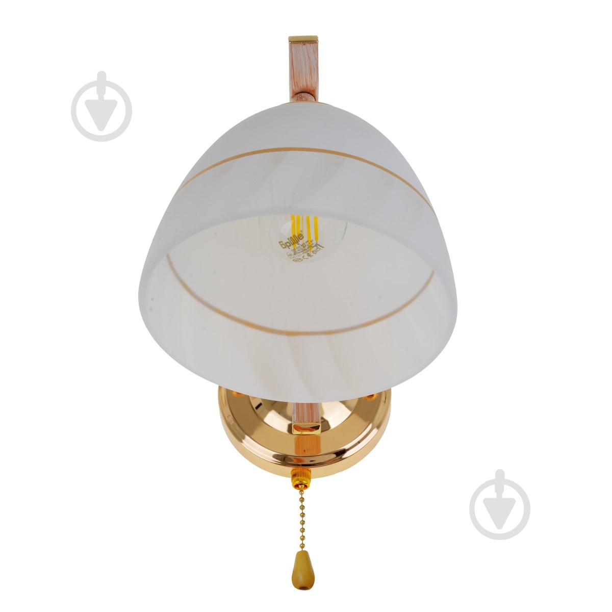Бра Brille LK-674W 60 Вт E27 бежевий 29-183 - фото 5