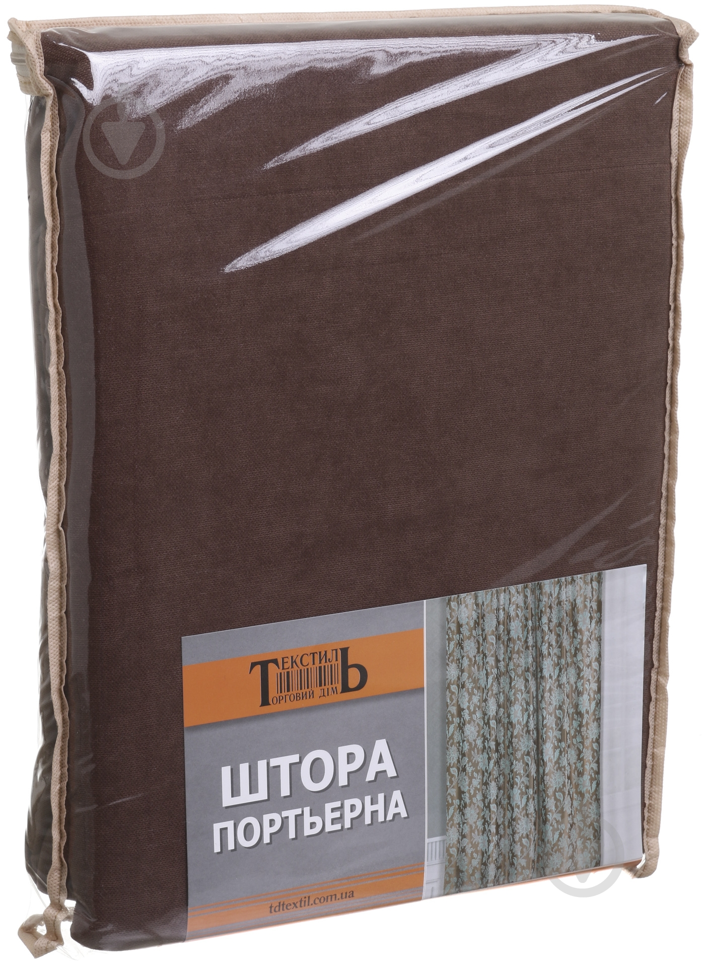 Штора SL 1004-V46 150х290см коричневий - фото 3 Штора SL 1004-V46 150х290см коричневий - фото 3