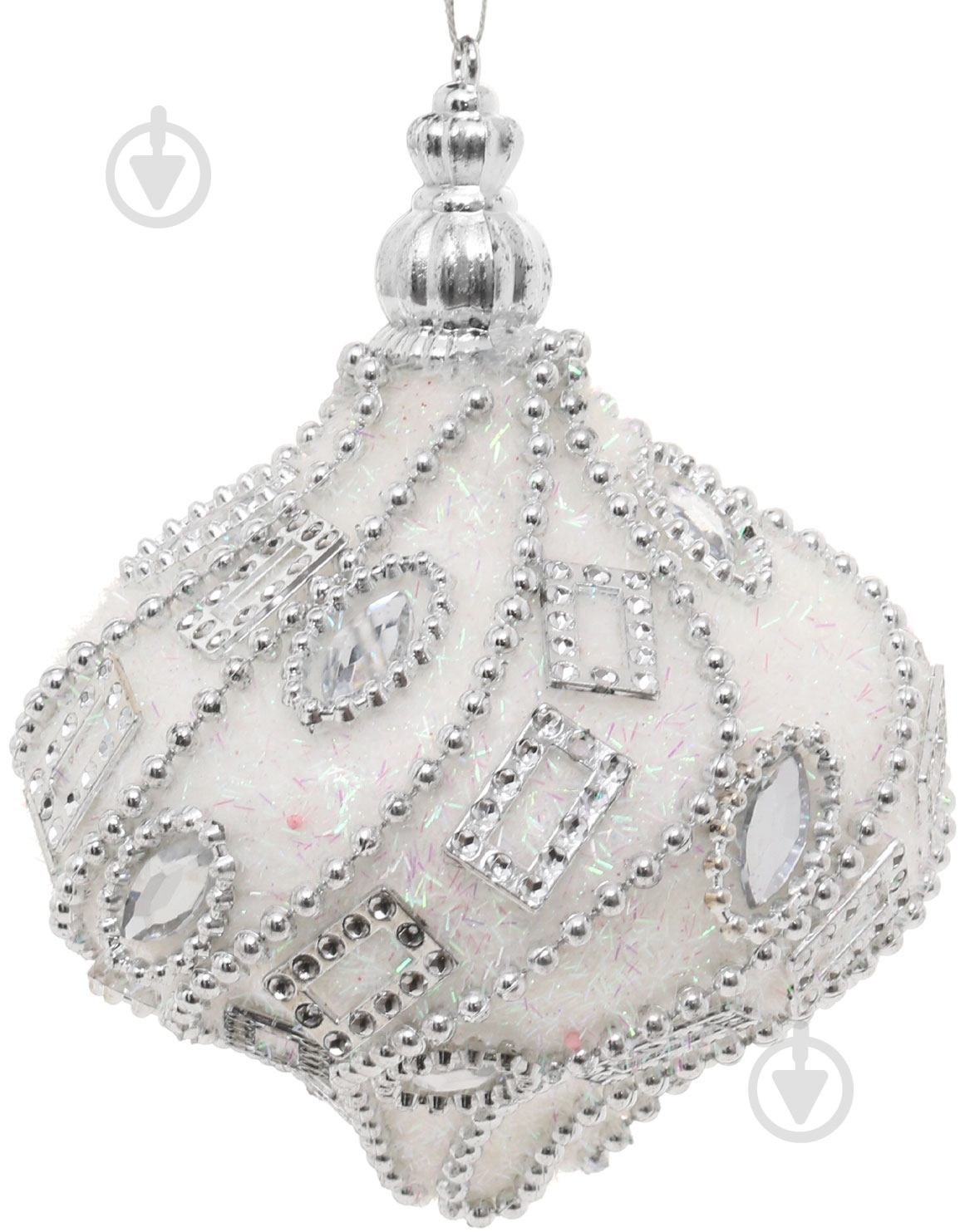 Елочная игрушка Юла 8 см - фото 1