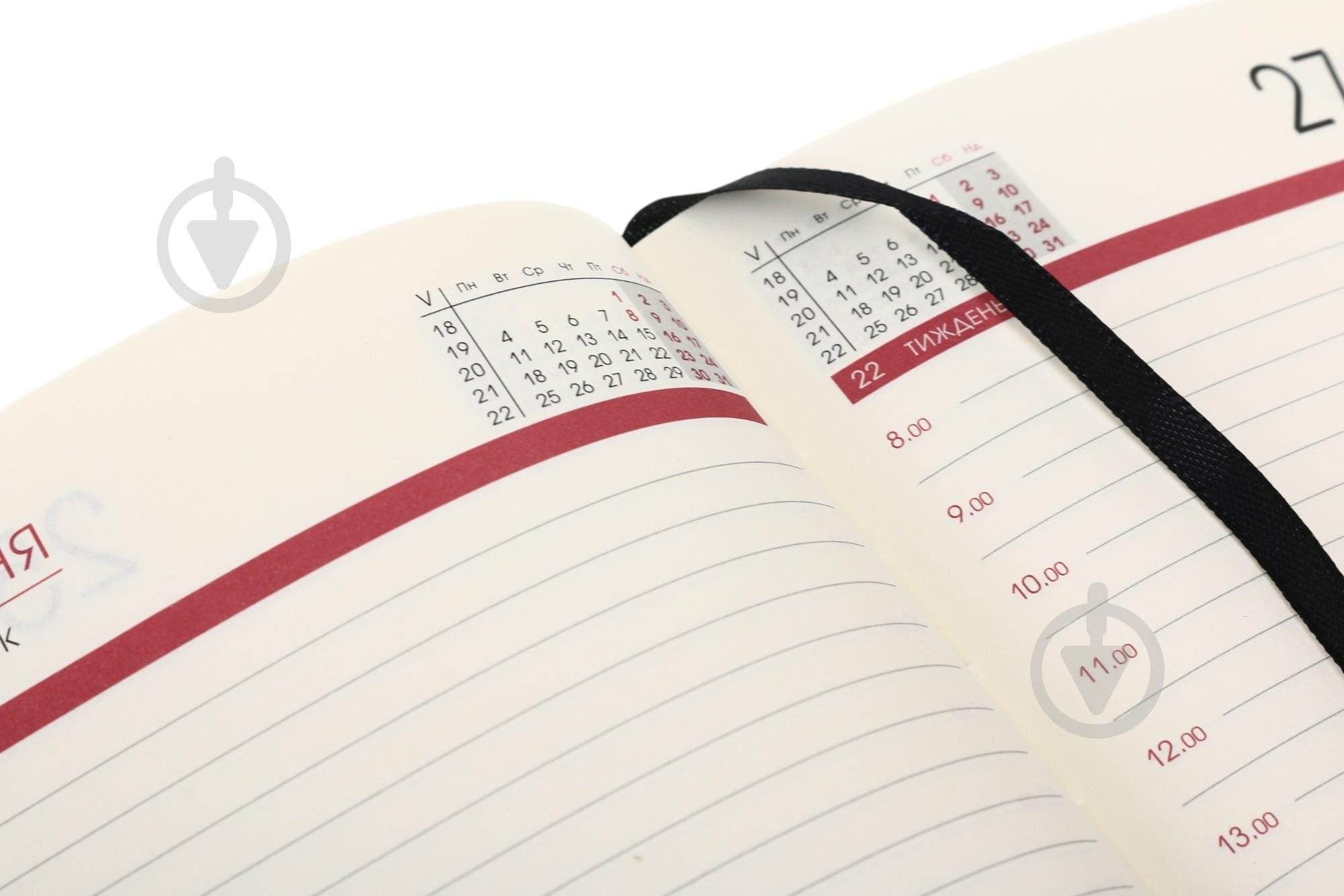 Щоденник датований Bourgeois A5 2026 ДН394/6 чорний - фото 4 Щоденник датований Bourgeois A5 2026 ДН394/6 чорний - фото 4