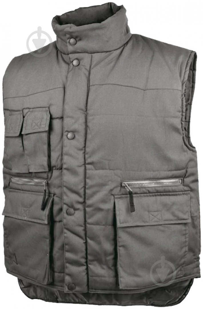 Жилет робочий Delta Plus Sierra р. XXXL SIERRGR3X сірий - фото 1