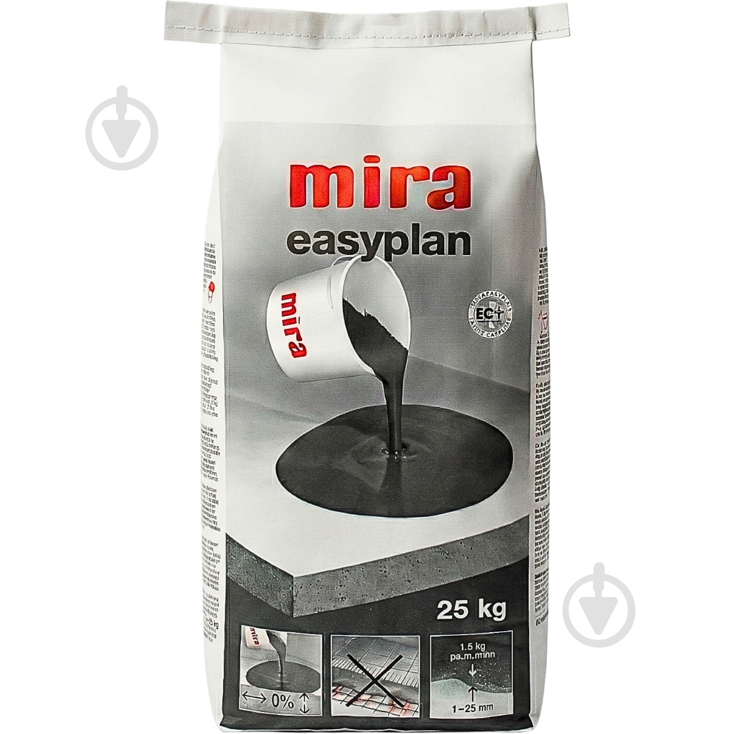 Самовыравнивающийся пол Mira 6650 easyplan 25 кг - фото 1 Самовыравнивающийся пол Mira 6650 easyplan 25 кг - фото 1