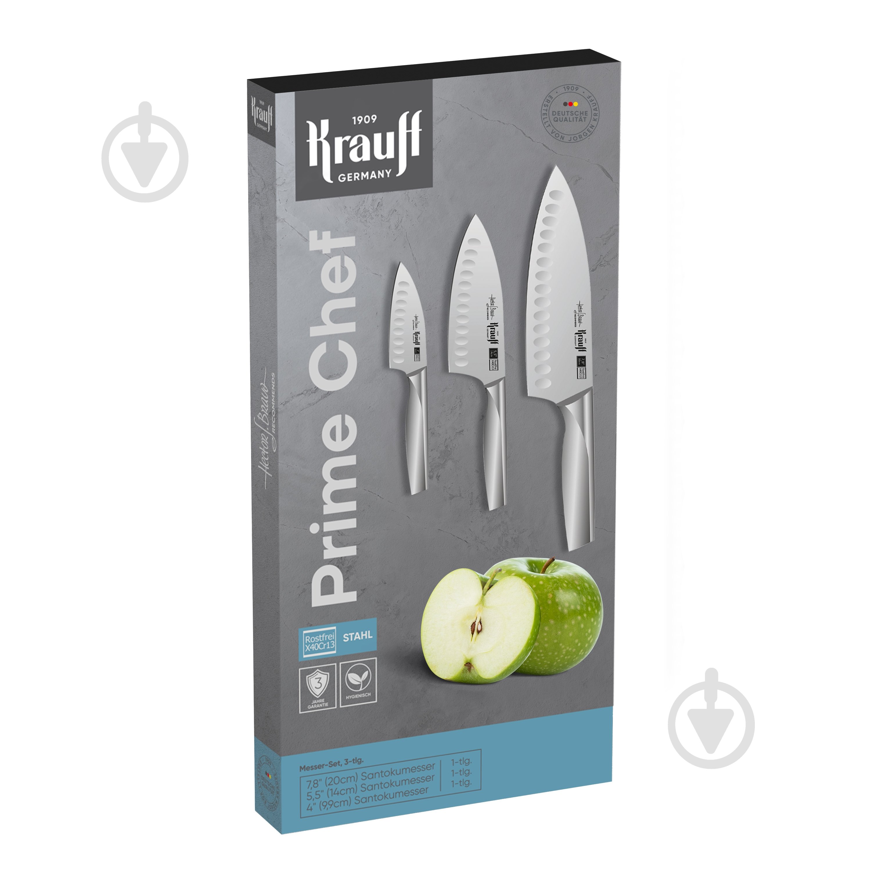 Набор ножей Krauff Prime Chef 3 предмета 29-305-177 - фото 6 Набор ножей Krauff Prime Chef 3 предмета 29-305-177 - фото 6