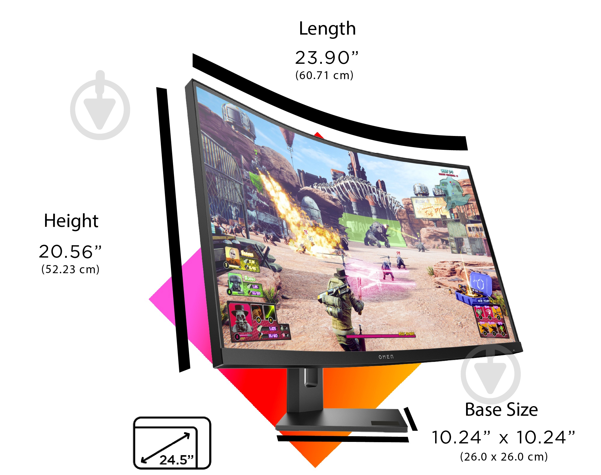 Монитор HP OMEN 27c 27" (35D67AA) - фото 10