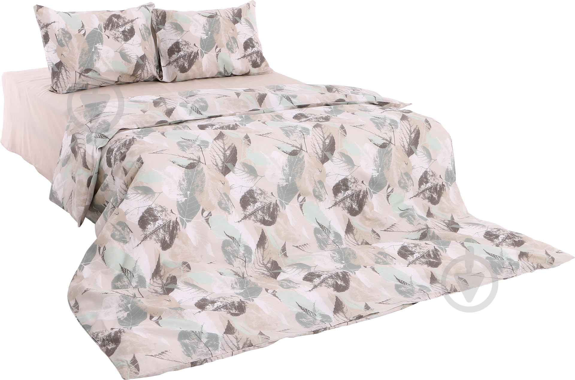 Комплект постельного белья Wing 2,0 бежево-зеленый UP! (Underprice) - фото 1