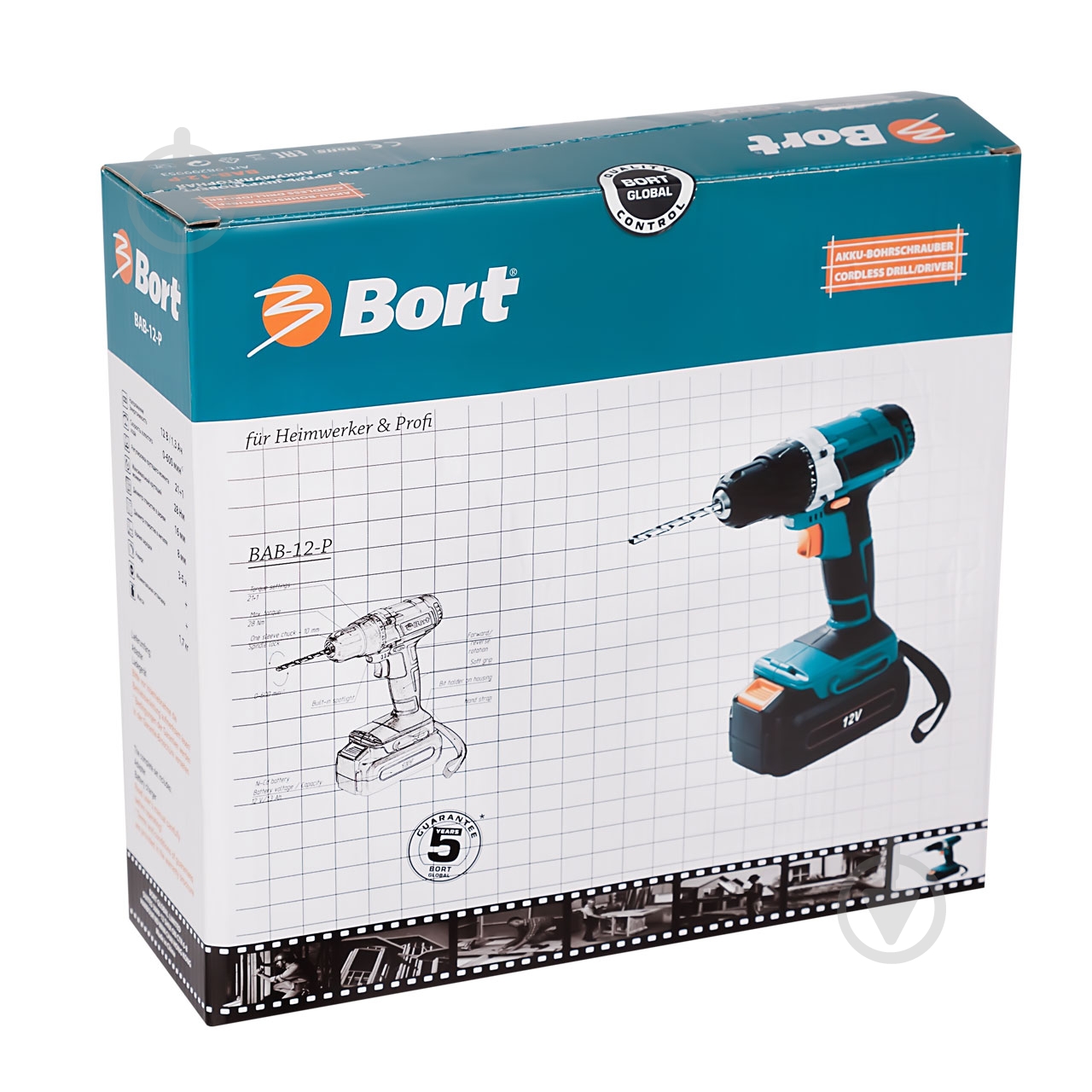 Шуруповерт аккумуляторный Bort BAB-12-P 98299953 - фото 8 Шуруповерт аккумуляторный Bort BAB-12-P 98299953 - фото 8