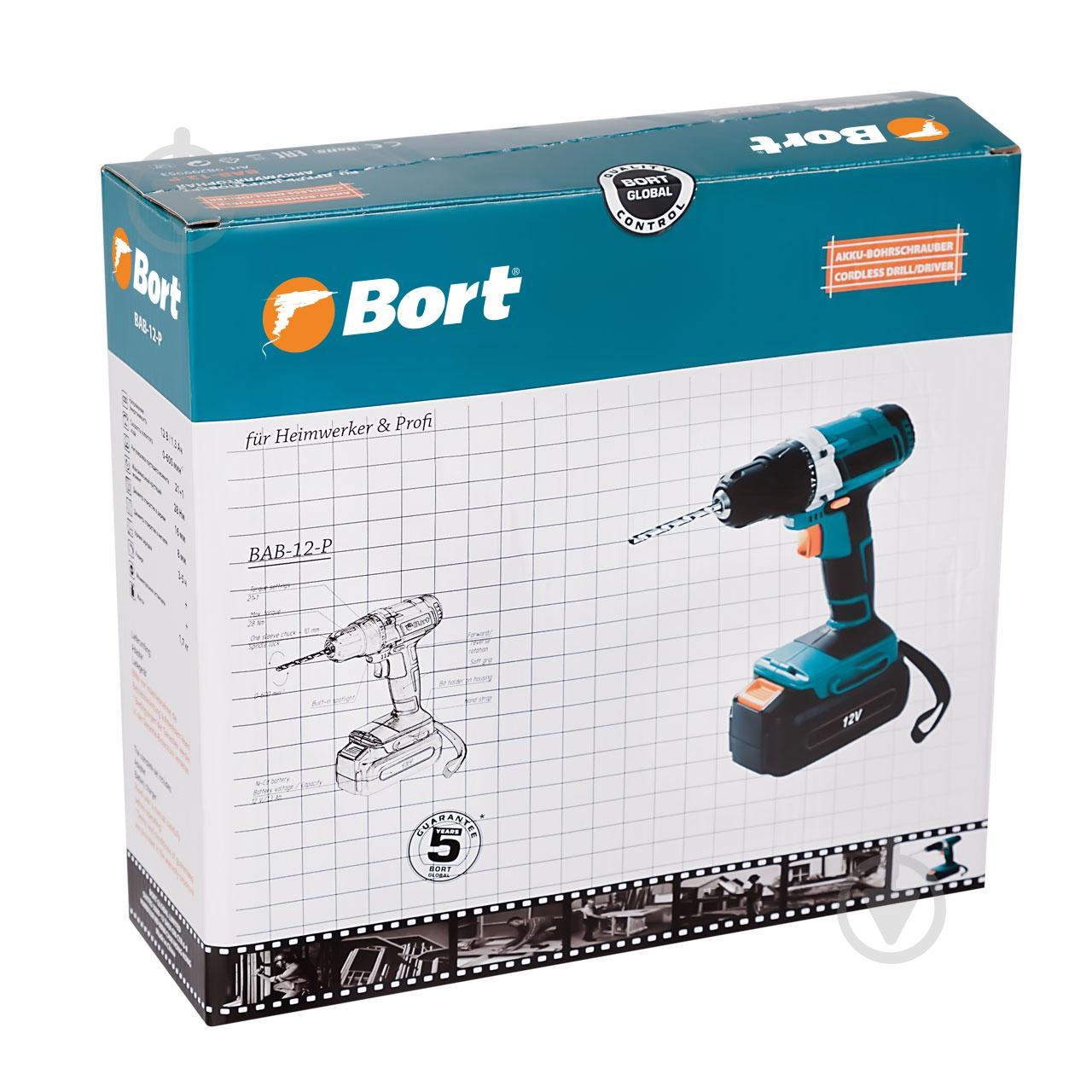 Шуруповерт аккумуляторный Bort BAB-12-P 98299953 - фото 10 Шуруповерт аккумуляторный Bort BAB-12-P 98299953 - фото 10