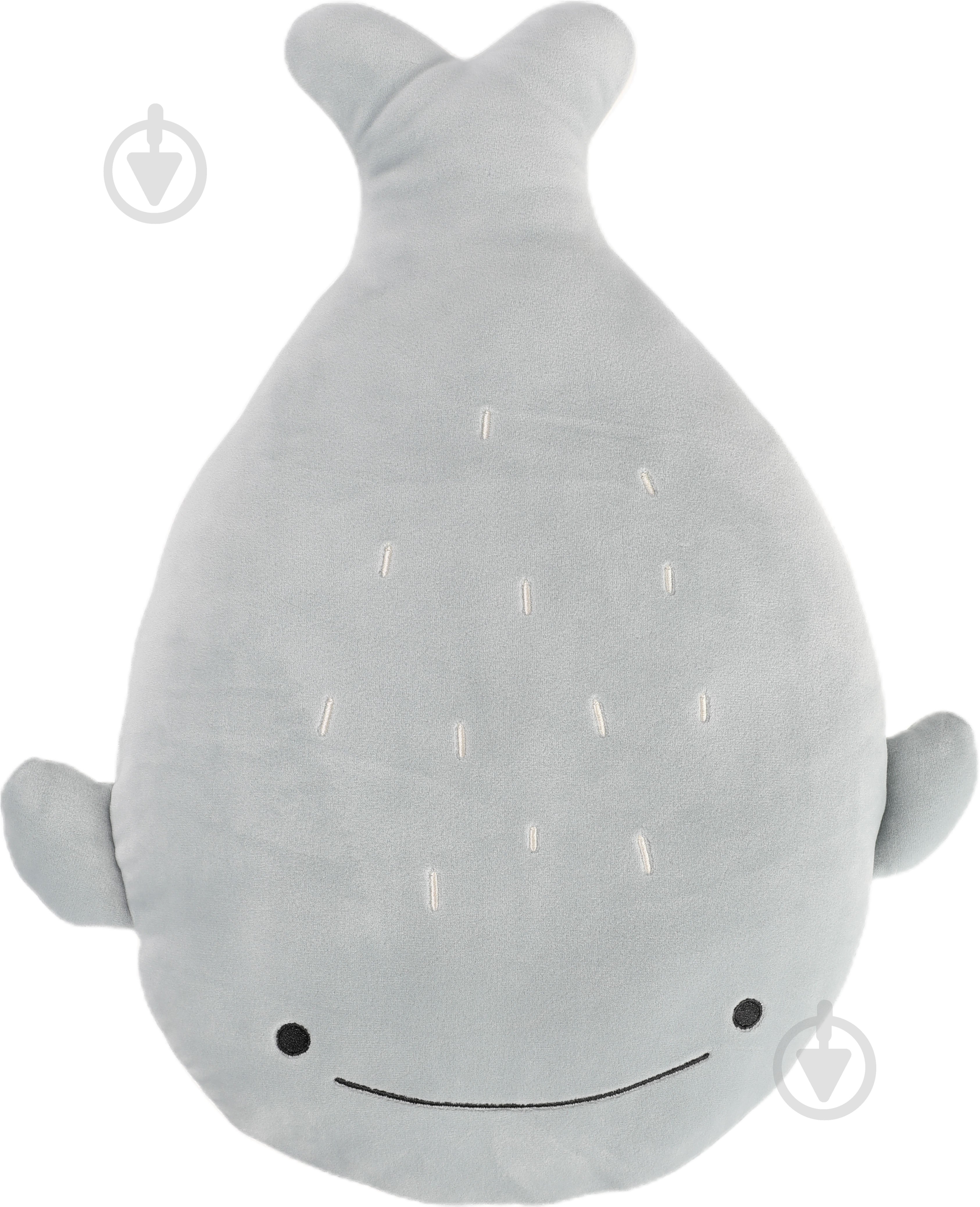 М'яка іграшка Luna Kids Кит 45 см світло-сірий NR-14 - фото 1