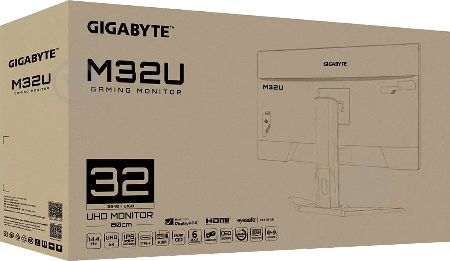 Монитор Gigabyte M32U Gaming Monitor 31,5" (M32U Gaming Monitor) - фото 10 Монитор Gigabyte M32U Gaming Monitor 31,5" (M32U Gaming Monitor) - фото 10