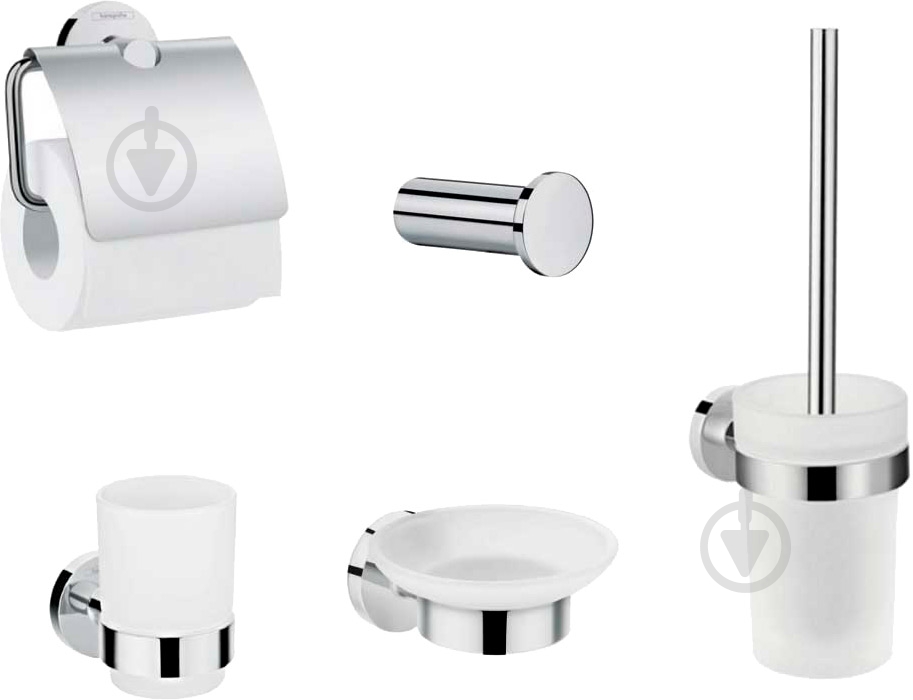 Набор аксессуаров Hansgrohe Logis 41723333 - фото 1 Набор аксессуаров Hansgrohe Logis 41723333 - фото 1