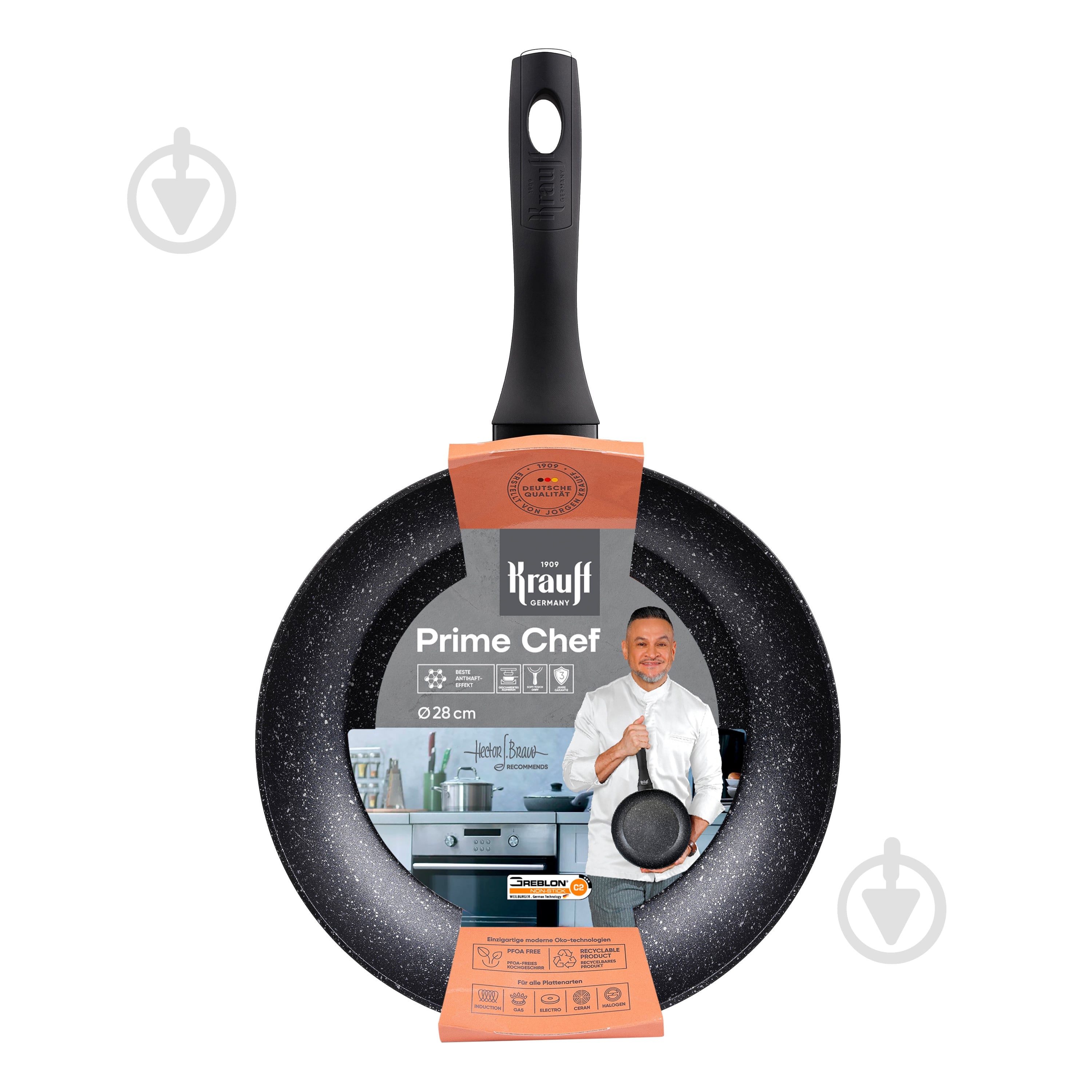 Сковорода Krauff Prime Chef 28 см 25-45-210 - фото 1