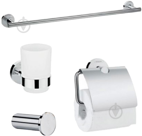 Набір аксесуарів Hansgrohe Logis 41723555 - фото 1 Набір аксесуарів Hansgrohe Logis 41723555 - фото 1
