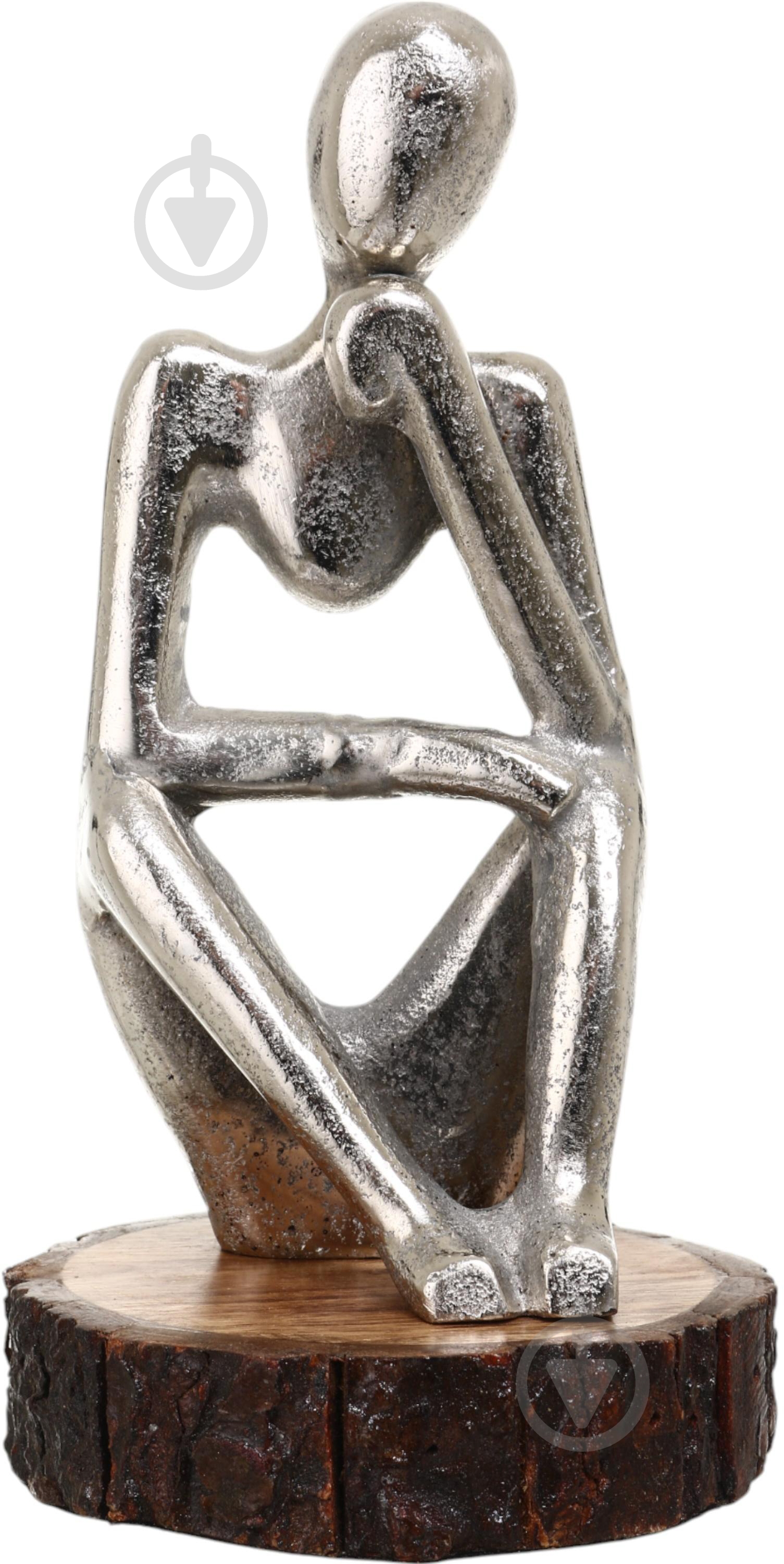 Статуэтка Inari Mindly left 8800 24х13х12 см серебряный - фото 1