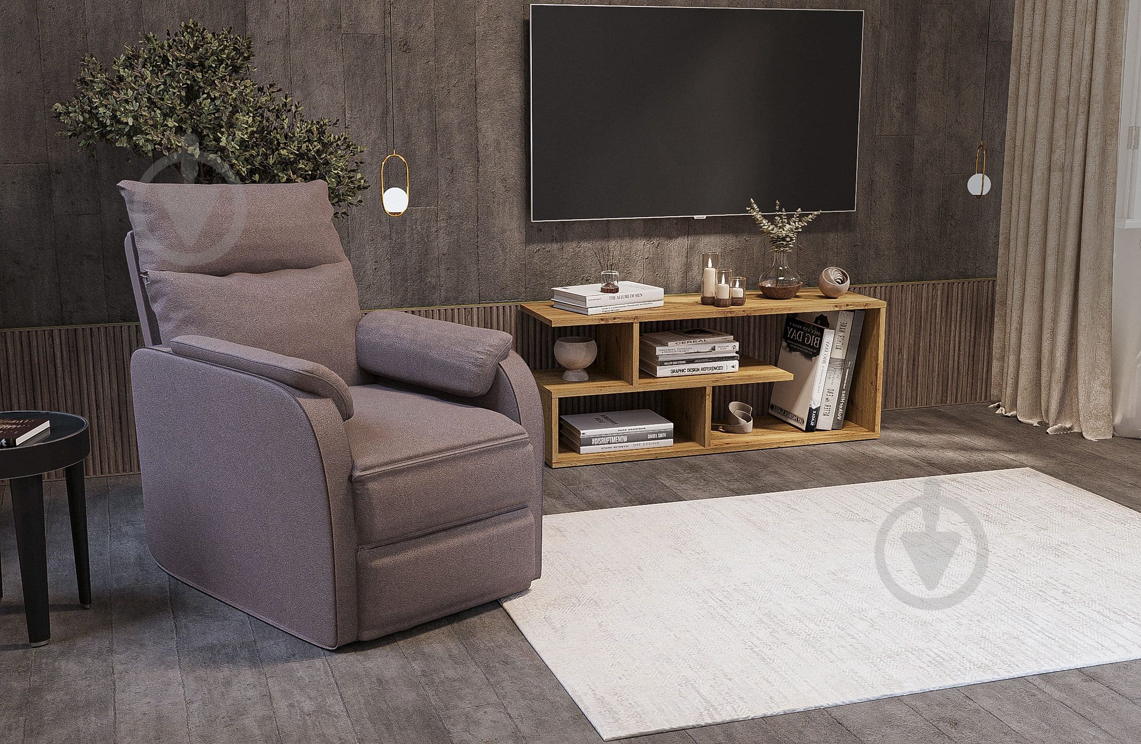 Кресло-реклайнер UMa Премьер коричневый - фото 3