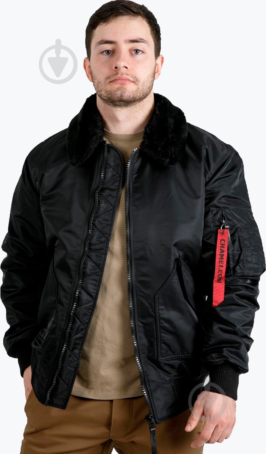 Куртка мужская демисезонная Chameleon CWU Slim р.M черная - фото 3 Куртка мужская демисезонная Chameleon CWU Slim р.M черная - фото 3