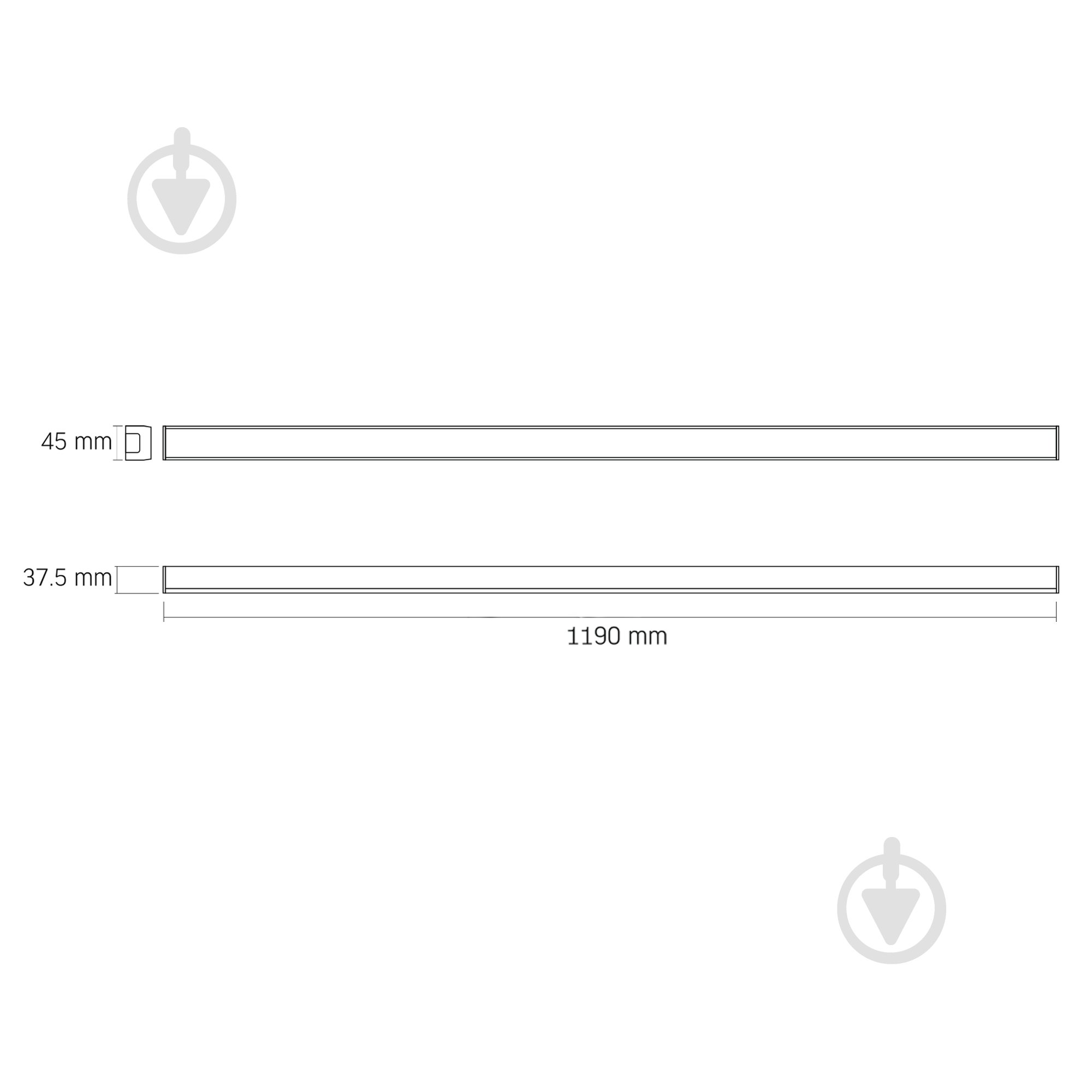 Світильник лінійний Videx LED світильник лінійний VIDEX BN03 50W 1.2М 5000K 220V Black 50 Вт без цоколя 5000 К холодний 2 - фото 7 Світильник лінійний Videx LED світильник лінійний VIDEX BN03 50W 1.2М 5000K 220V Black 50 Вт без цоколя 5000 К холодний 2 - фото 7