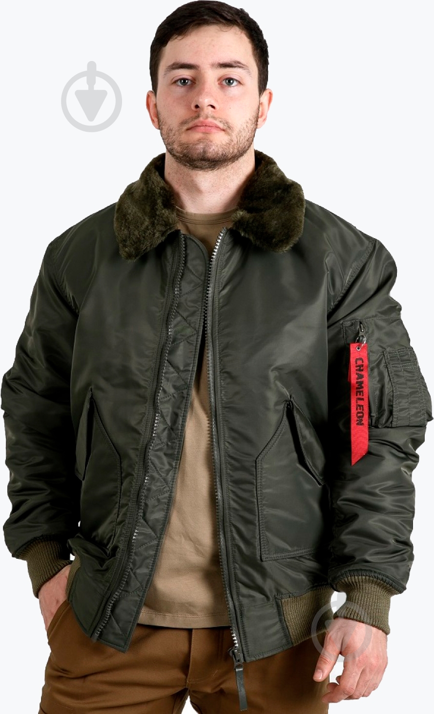 Куртка мужская зимняя Chameleon CWU Slim оливковая - фото 3 Куртка мужская зимняя Chameleon CWU Slim оливковая - фото 3