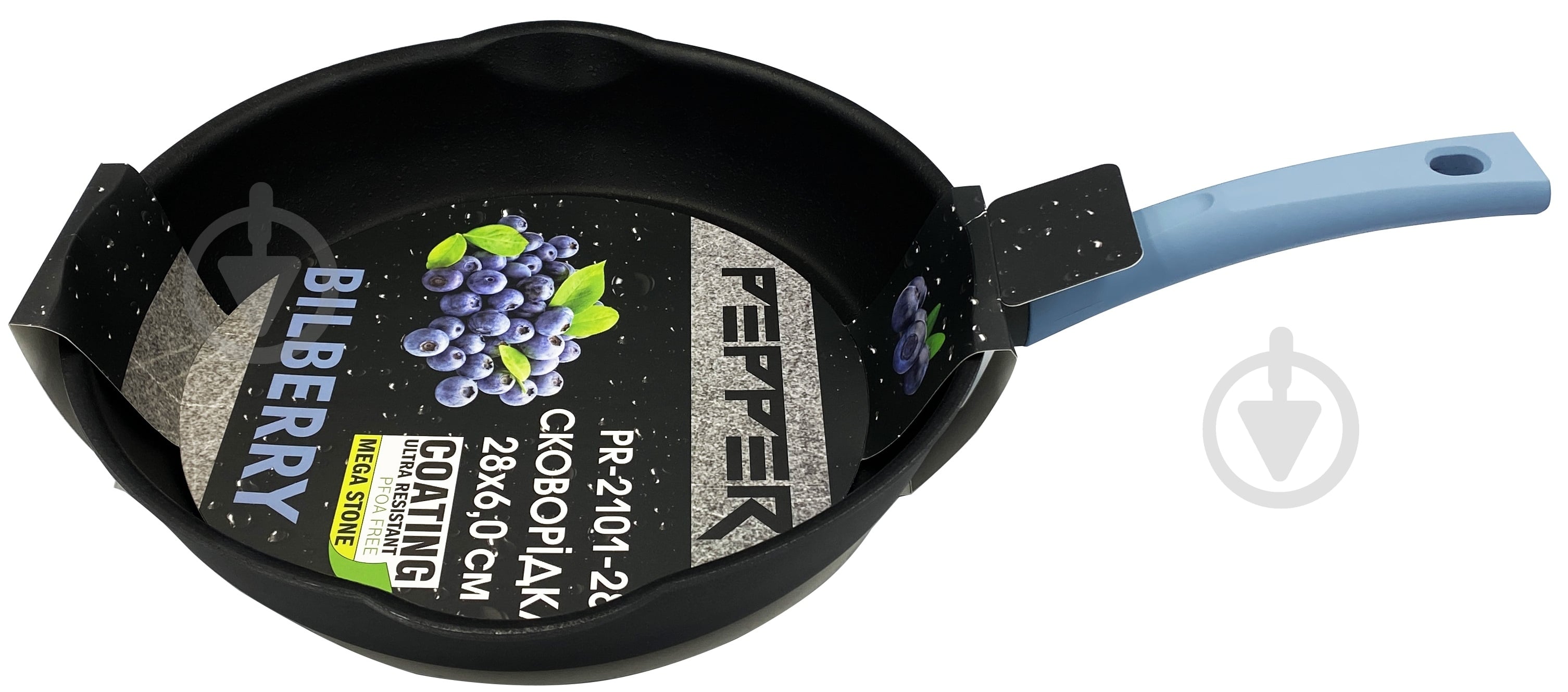 Сковорода Pepper BILBERRY 24 см Mega-stone - фото 1