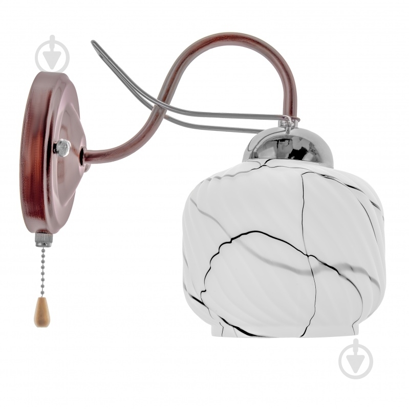 Бра Brille LK-610W 60 Вт E27 коричневый 26-954 - фото 3