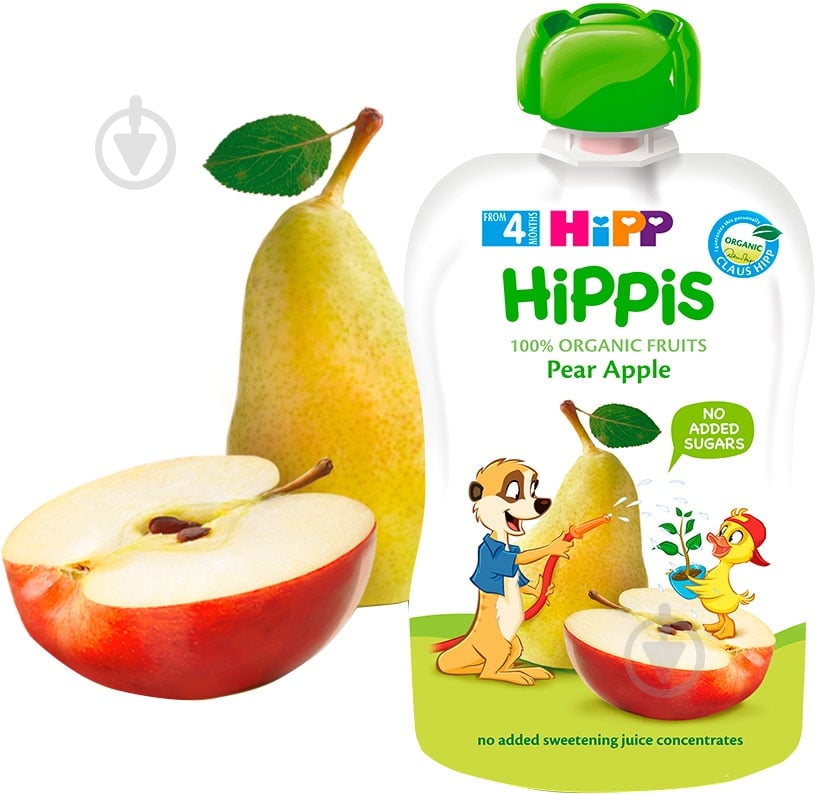 Пюре Hipp Груша-Яблоко 100 г 9062300133704 - фото 1