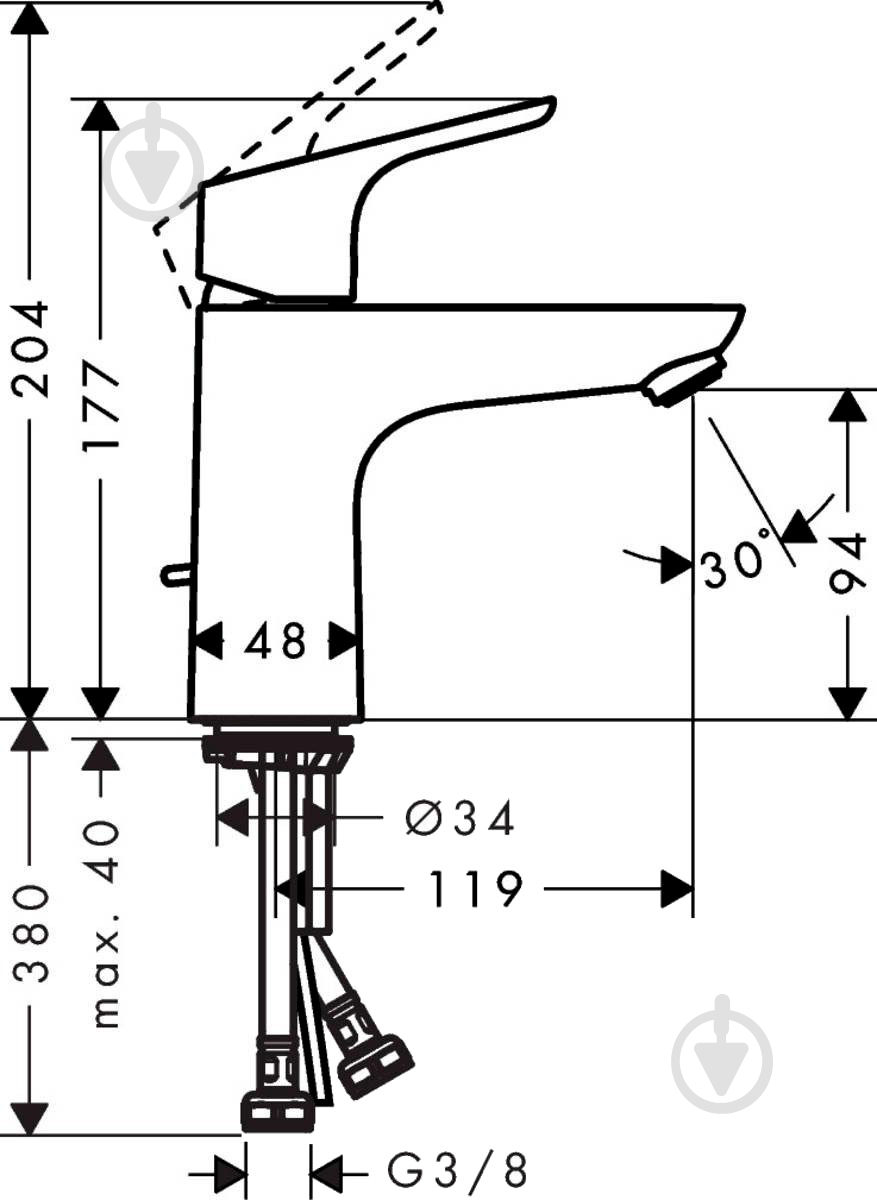 Набор смесителей Hansgrohe Focus 31940111 (5000911552) - фото 8
