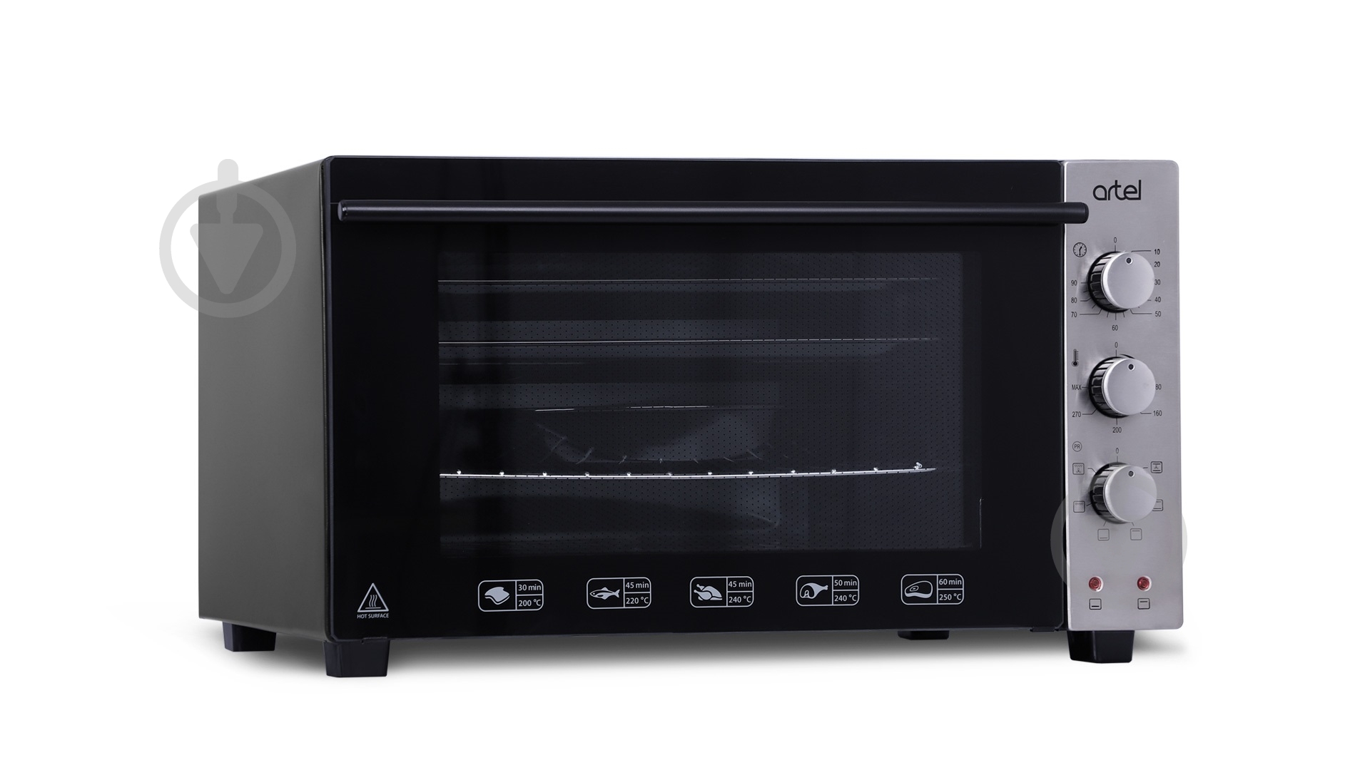 Електрична піч Artel "MD 4218 L" GREY-BLACK-GREY - фото 2