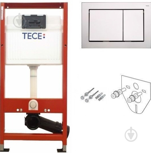 Комплект инсталляции TECE Base 9400406 хром глянцевый - фото 1
