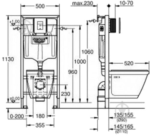 Система інсталяції Grohe Solido Perfect (39186000) - фото 4
