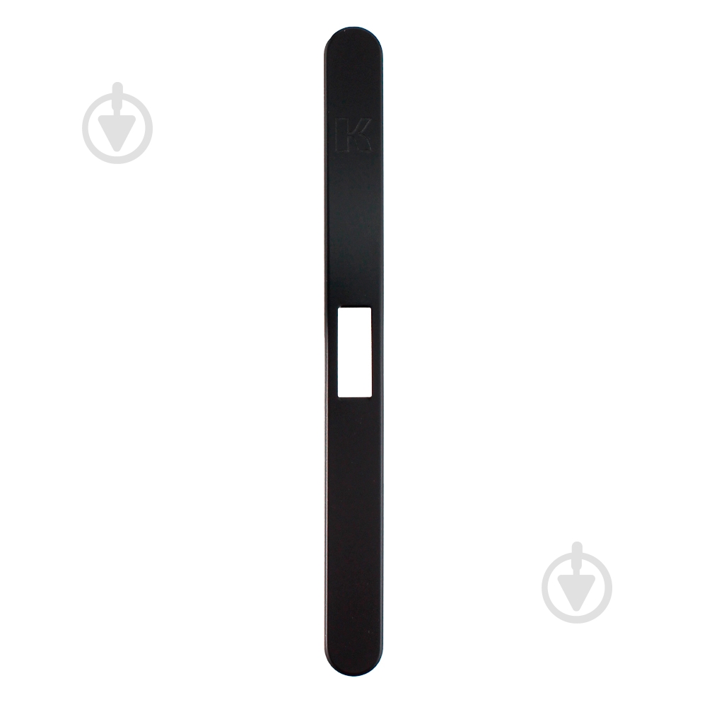 Накладка на лицевую планку Koblenz Premium черная 196 мм 18 мм для магнитного замка - фото 1