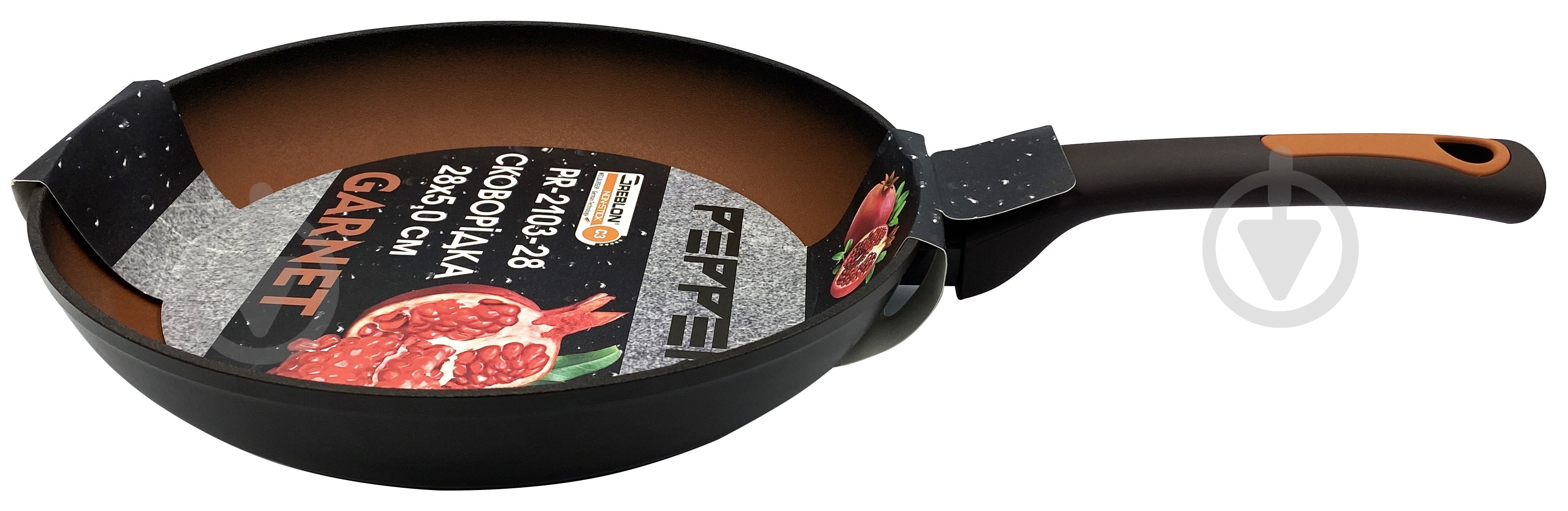 Сковорода Pepper GARNET 26 см Greblon C3 - фото 2