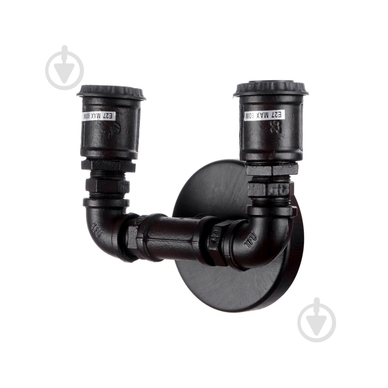 Бра Brille BL-329W 60 Вт E27 черный 26-323 - фото 4