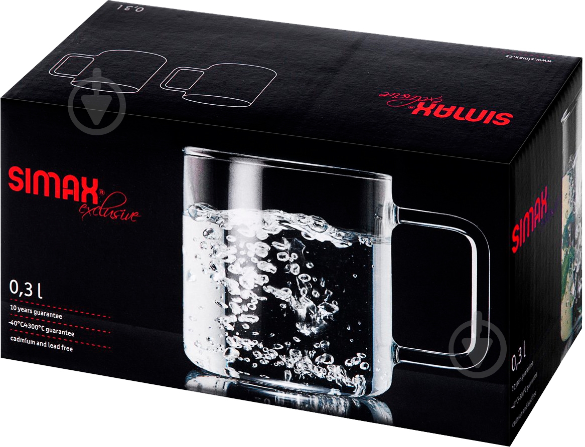 Набір чашок для чаю Simax From 300 мл 2 шт. - фото 2