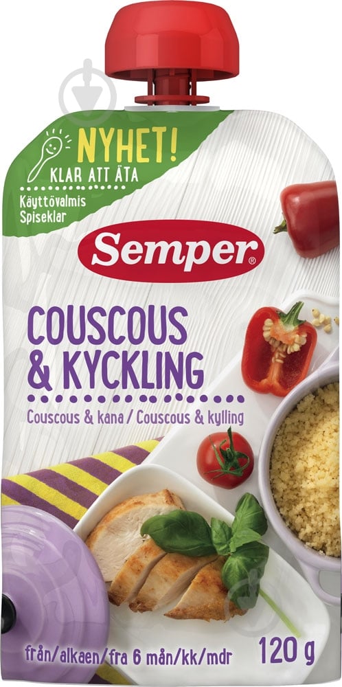 Пюре Semper кускус с курицей - фото 1