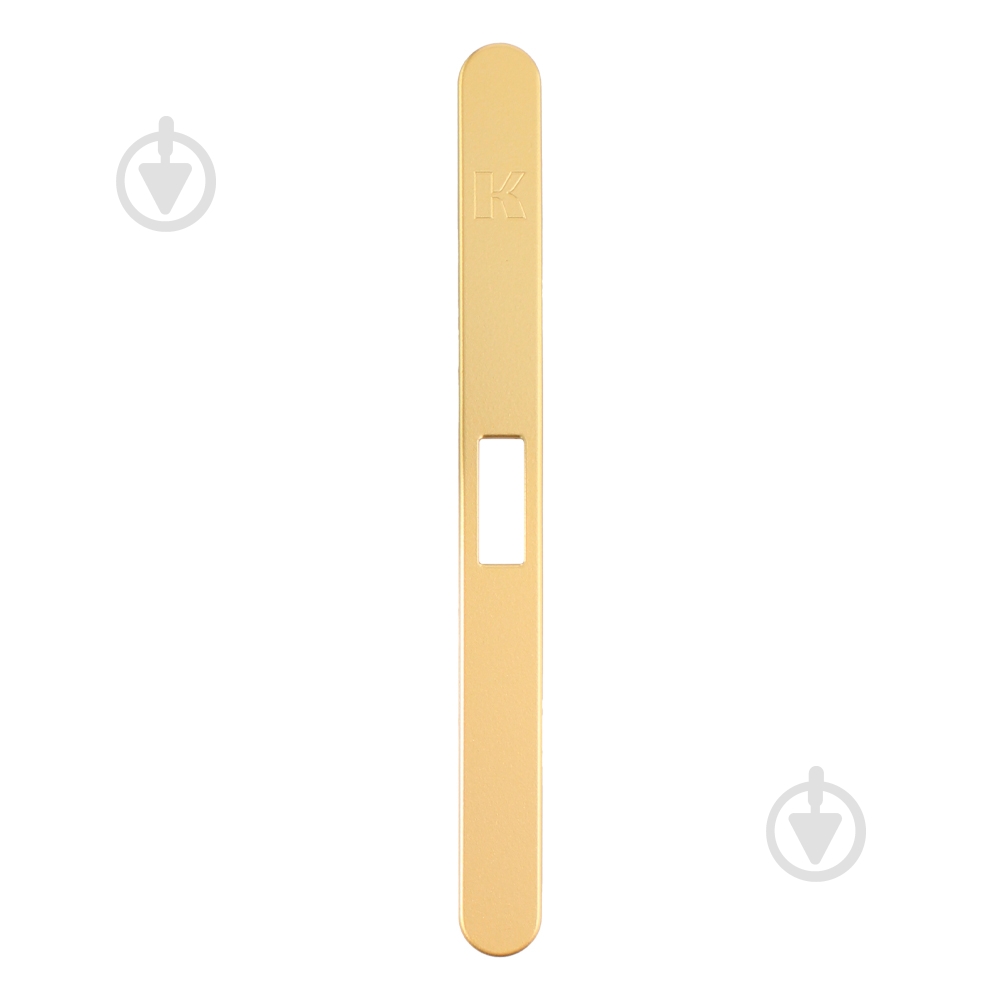 Накладка на лицевую планку Koblenz Premium матовая латунь 196 мм 18 мм для магнитного замка - фото 1 Накладка на лицевую планку Koblenz Premium матовая латунь 196 мм 18 мм для магнитного замка - фото 1