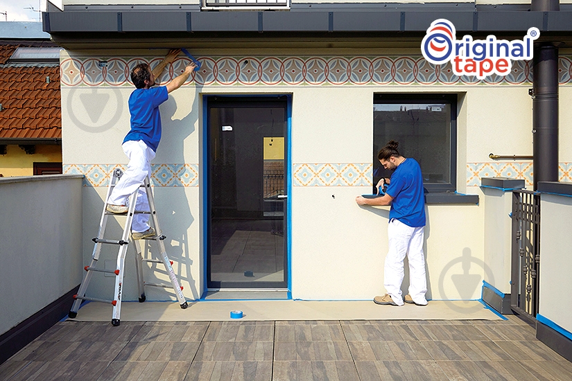 Лента малярная ORIGINAL TAPE фасадная синяя 30 мм х 50 м - фото 2