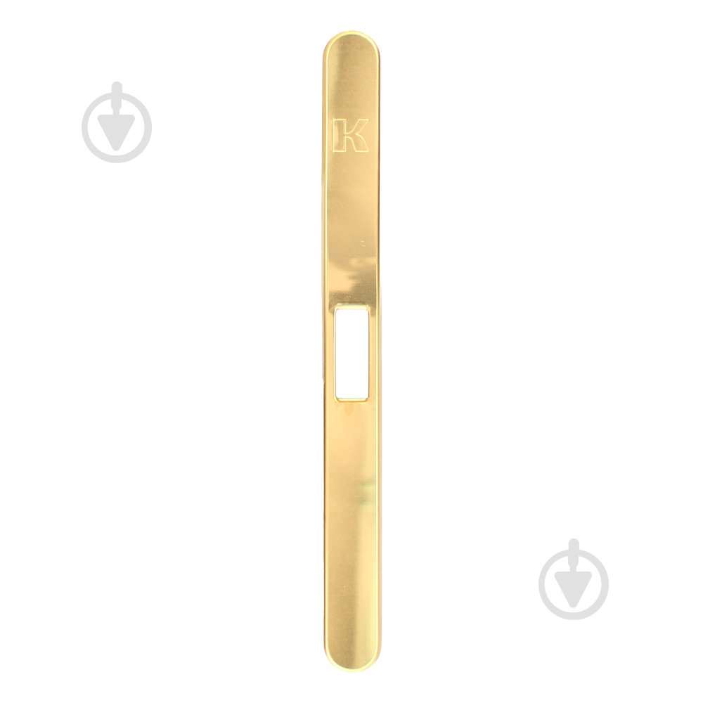 Накладка на лицьову планку Koblenz Premium полірована латунь 196 мм 18 мм для магнітного замка - фото 1 Накладка на лицьову планку Koblenz Premium полірована латунь 196 мм 18 мм для магнітного замка - фото 1