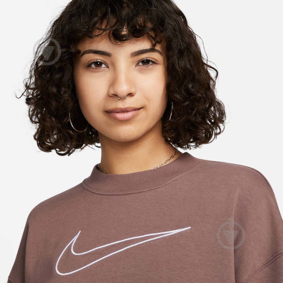 Світшот Nike W NK DF GT FT GX CREW ESSTL DQ5542-291 р.XS коричневий - фото 3
