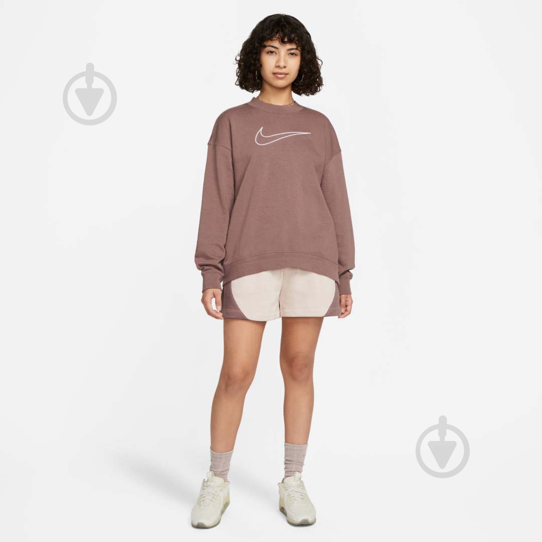Світшот Nike W NK DF GT FT GX CREW ESSTL DQ5542-291 р.XS коричневий - фото 5
